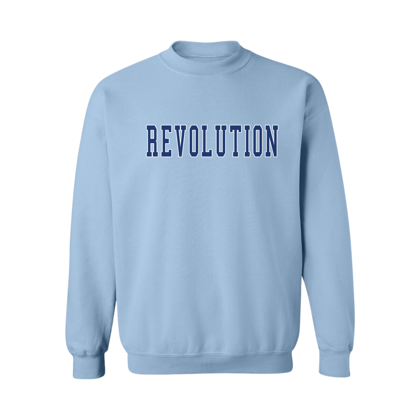 REVOLUTION NAVY BLOCK CREW SWEATSHIRT