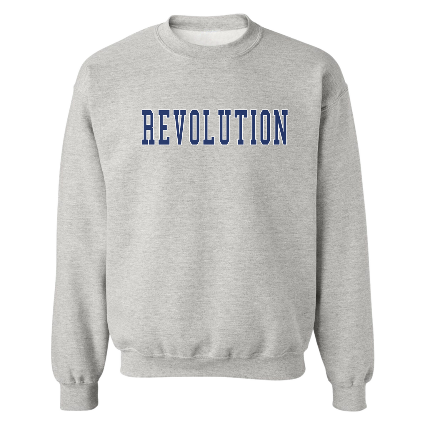 REVOLUTION NAVY BLOCK CREW SWEATSHIRT