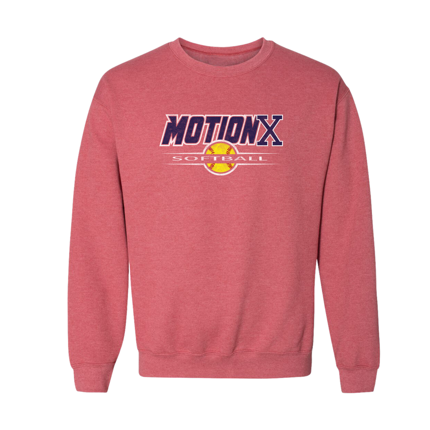 MOTION X NAVY SOFTBALL SWEATSHIRT