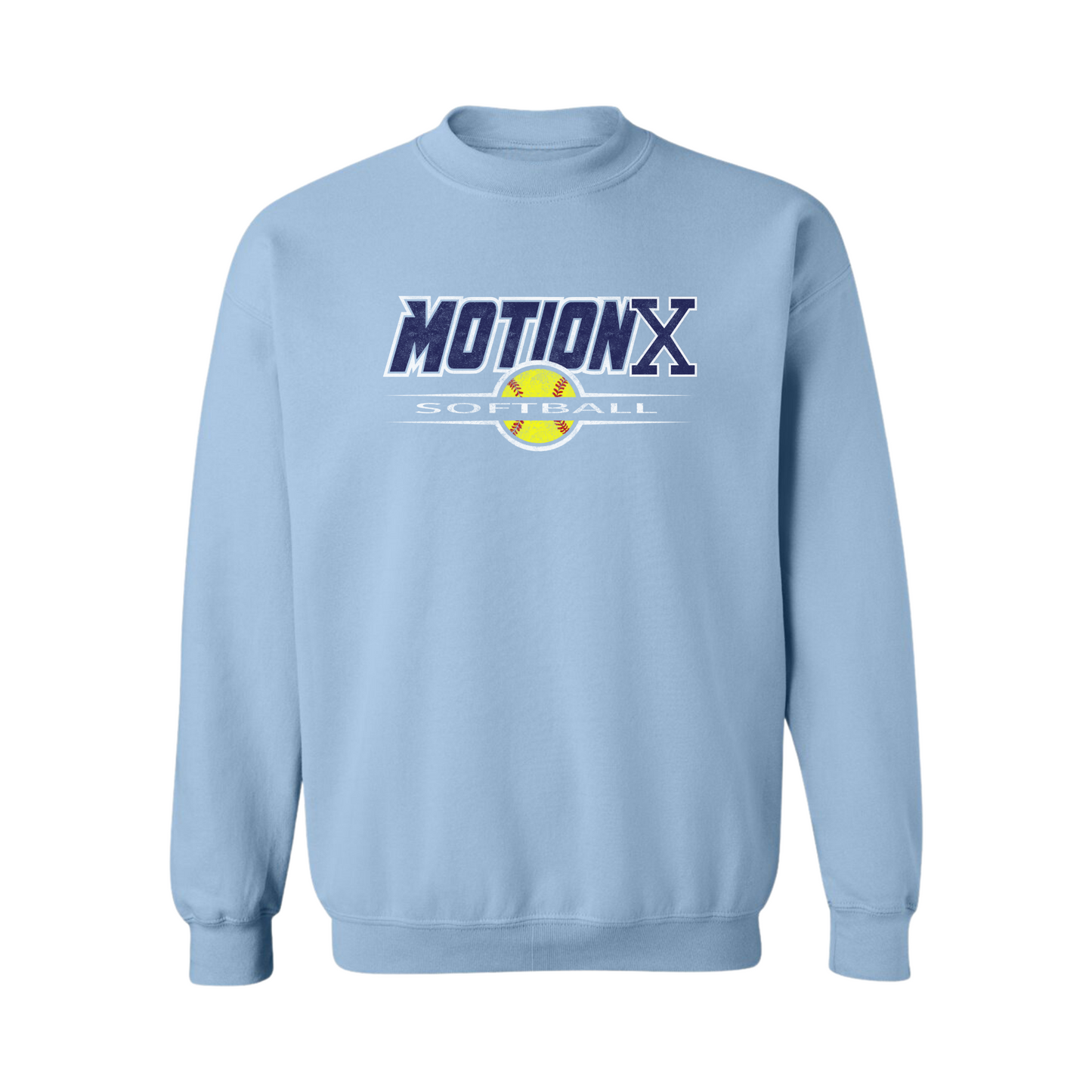 MOTION X NAVY SOFTBALL SWEATSHIRT