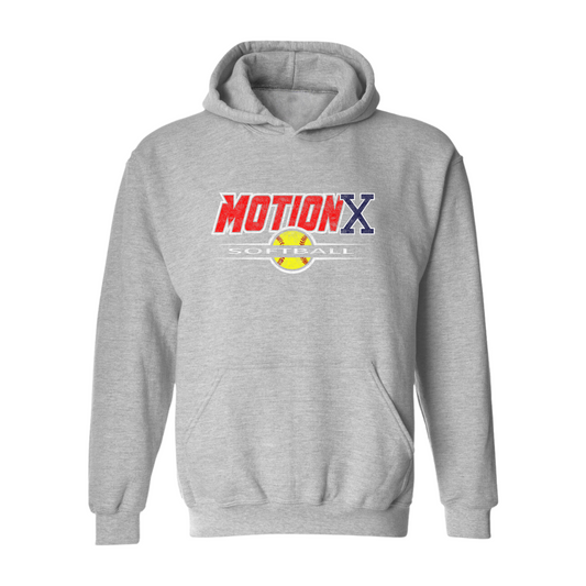 MOTION X RED SOFTBALL HOODIE