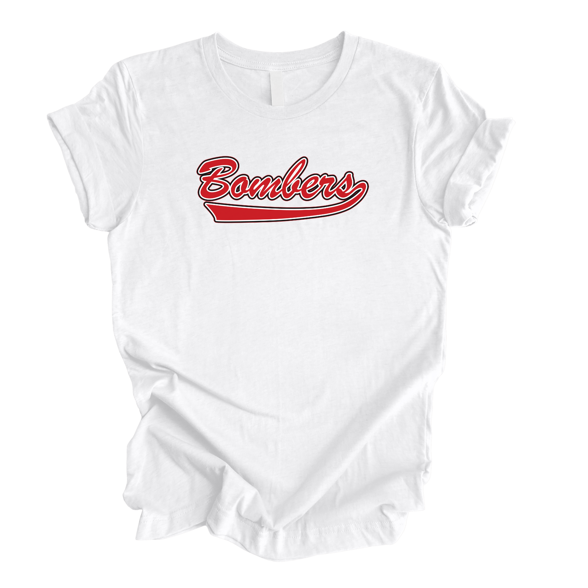 BOMBERS RED SCRIPT – Fan Gear Central