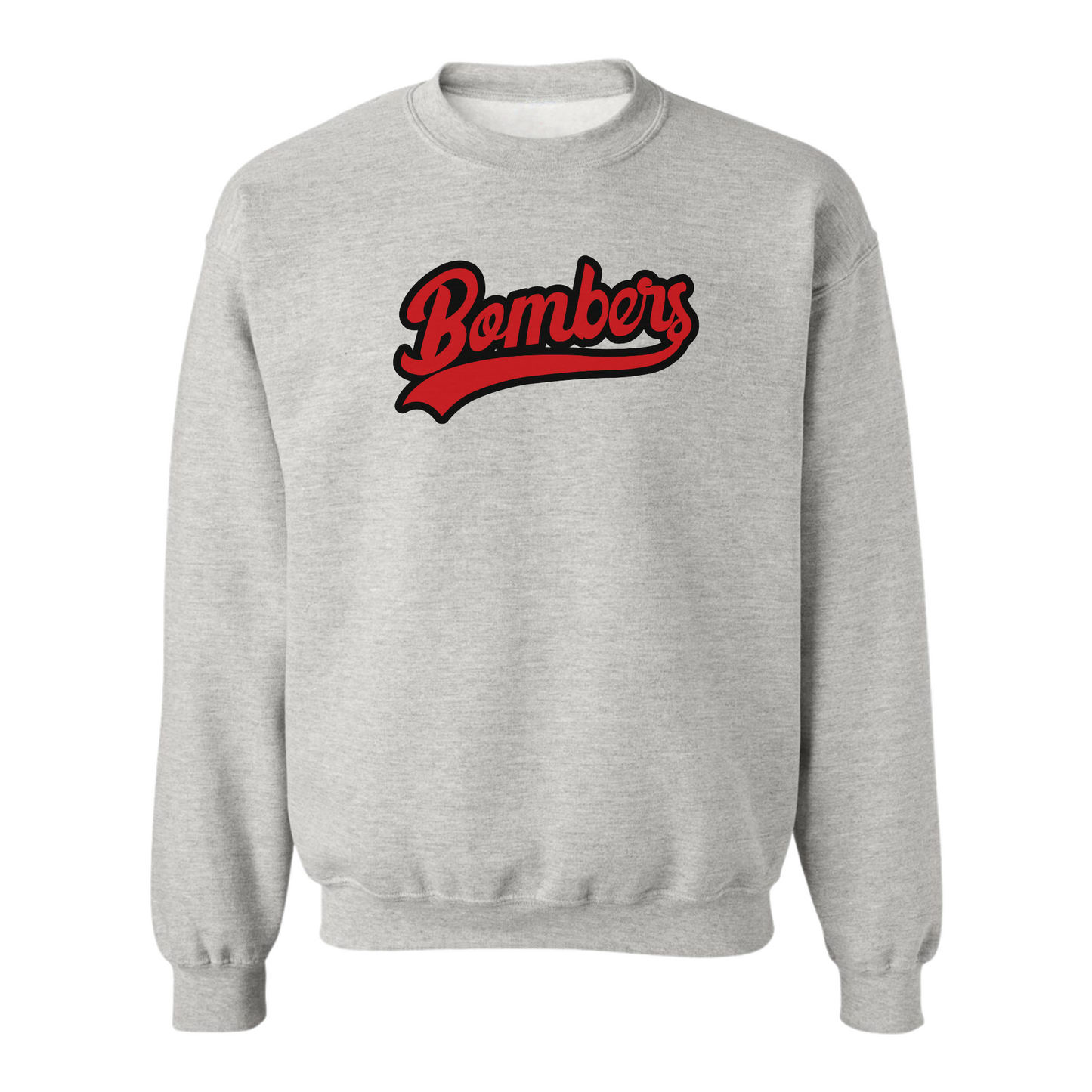 BOMBERS RED BLACK SCRIPT