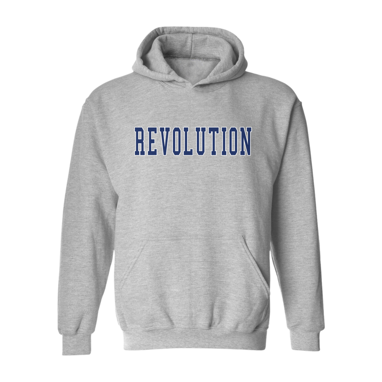 REVOLUTION NAVY BLOCK HOODIE