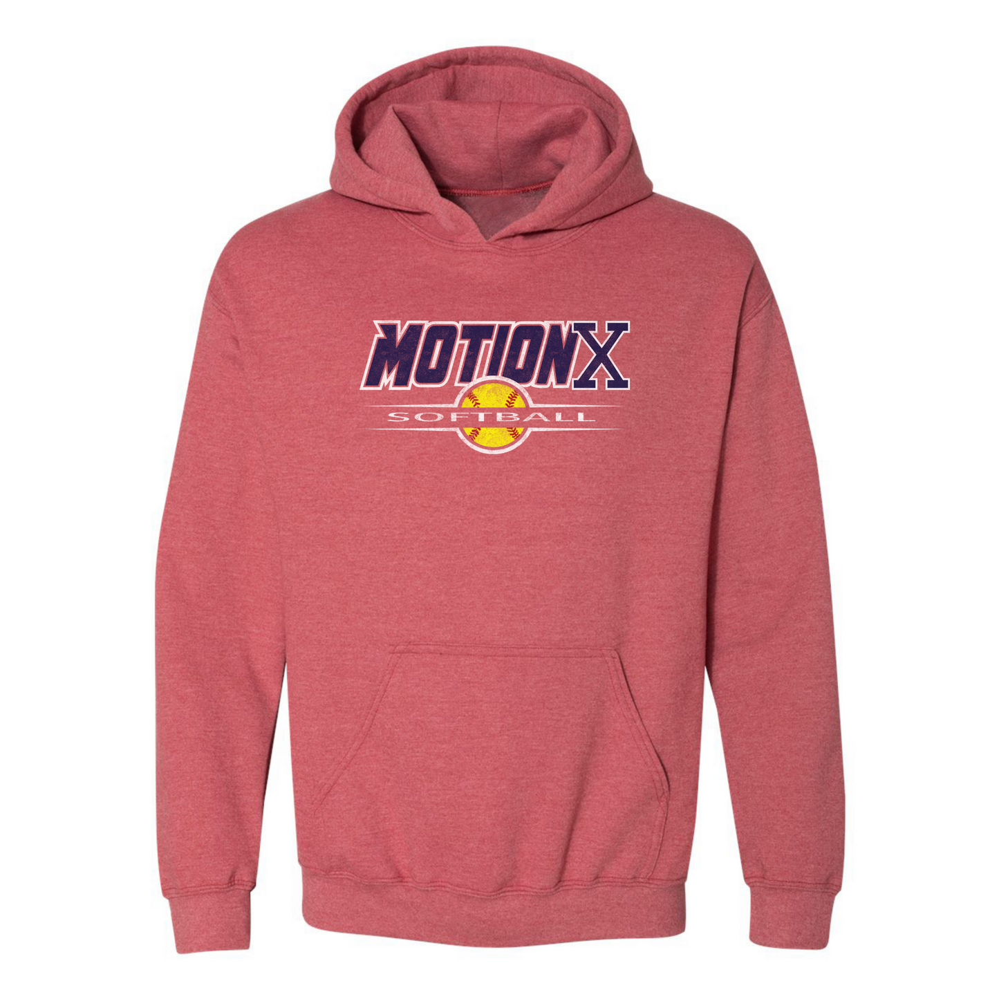 MOTION X NAVY SOFTBALL HOODIE