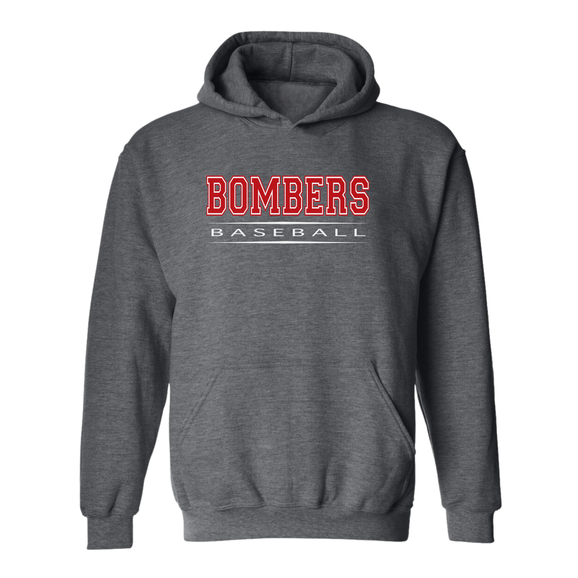 BOMBERS BASEBALL BLOCK 3X / Black / HOODIE